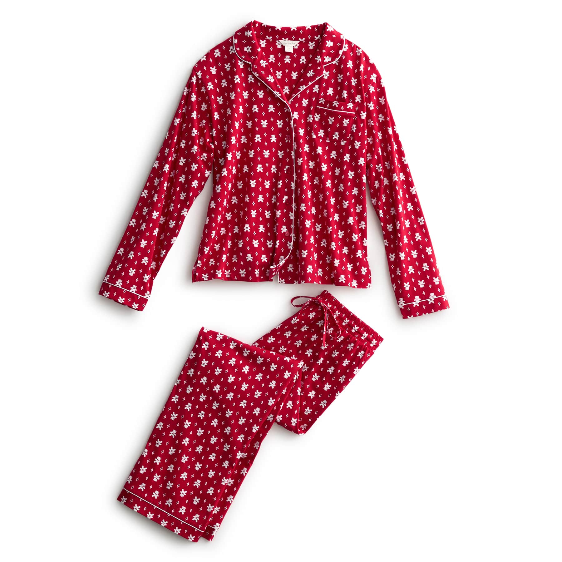 Long-Sleeved Shirt & Pants PJ Set