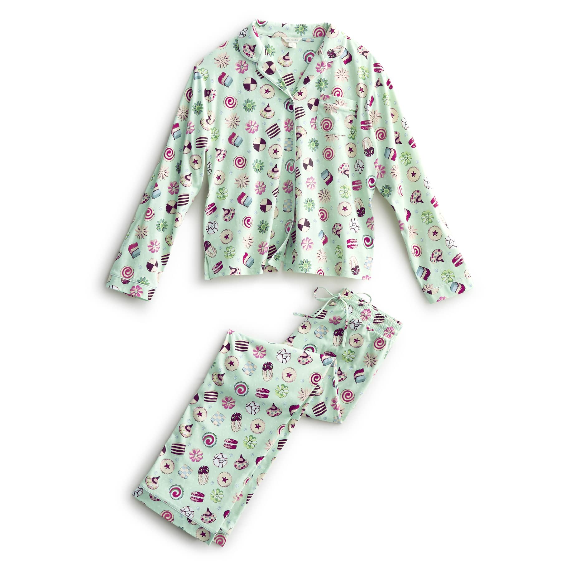 Long-Sleeved Shirt & Pants PJ Set
